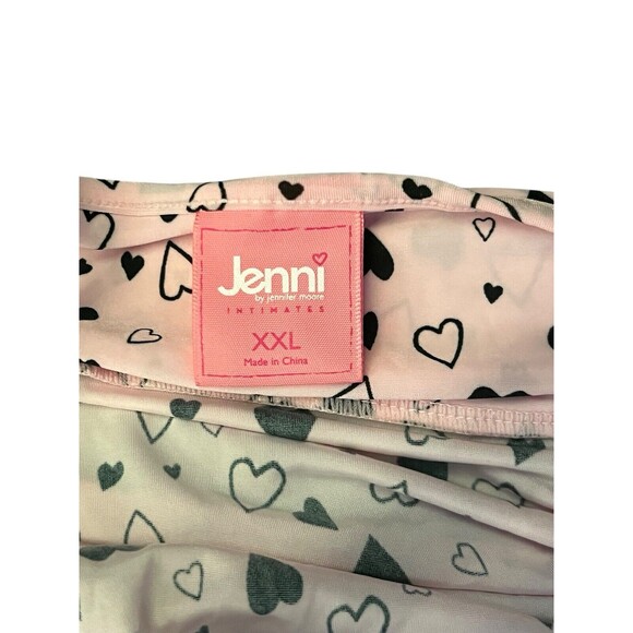 Jenni By Jenni Moore Women's Size 2XL Intimates Pink Hearts Core Chemise NEW - Picture 6 of 7